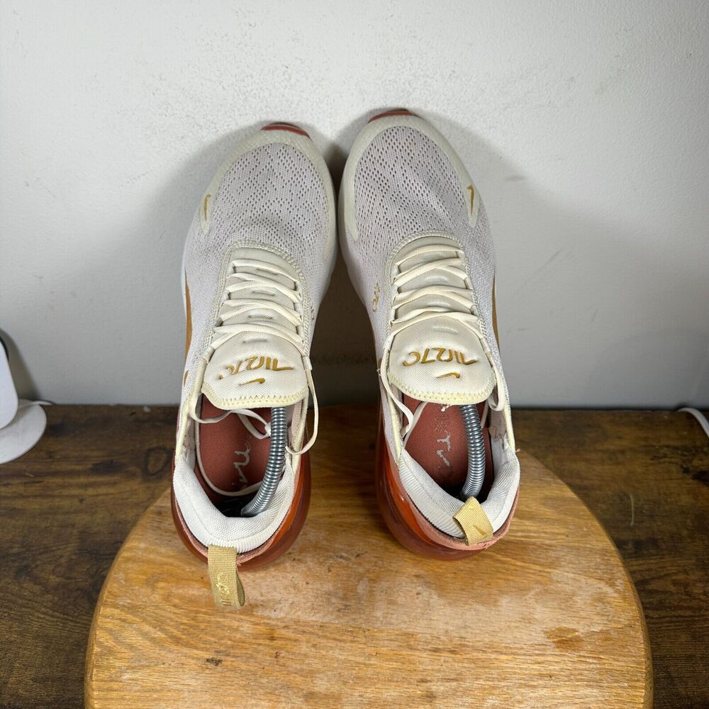 Nike Air Max 270 Light Cream Terra Blush‎ Gold Shoes Women's Size 12 AH6789-203 - Picture 6 of 9